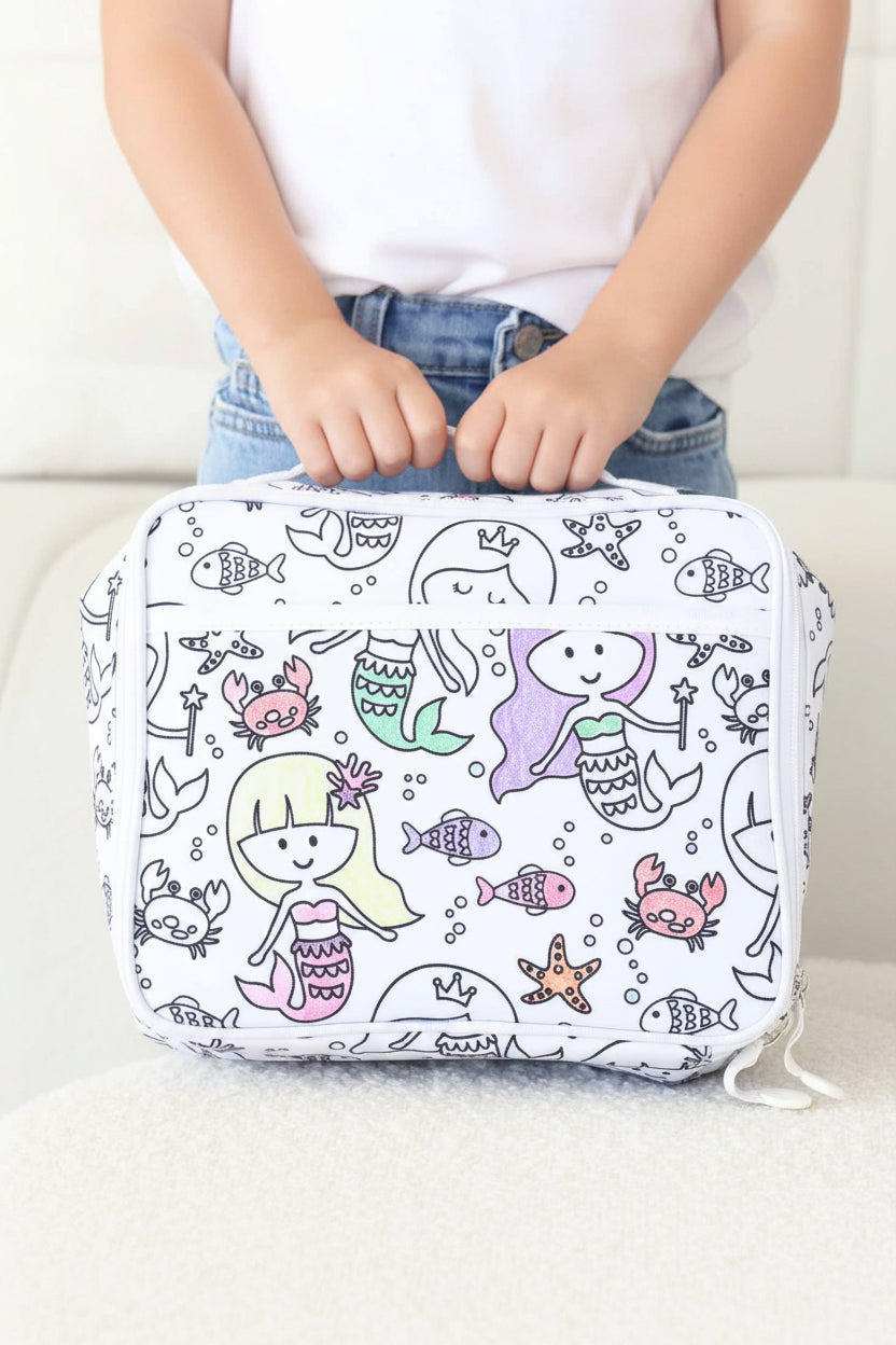 Kids Colorable Lunchbox | Mermaid Magic