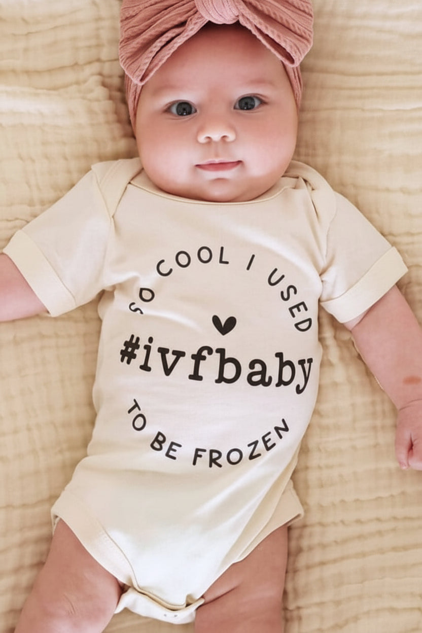 so cool i used to be frozen ivf onesie 