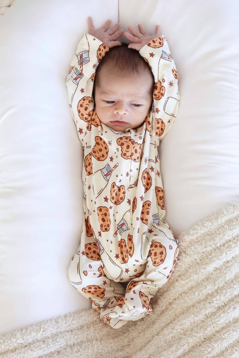 Cookie Cuddles Zipper Footie