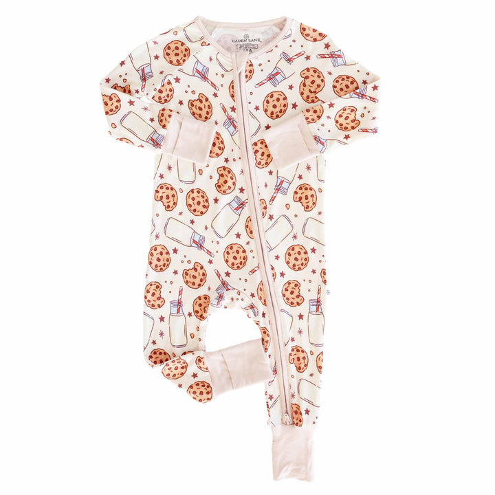 Cookie Cuddles Convertible Zip Romper flat lay