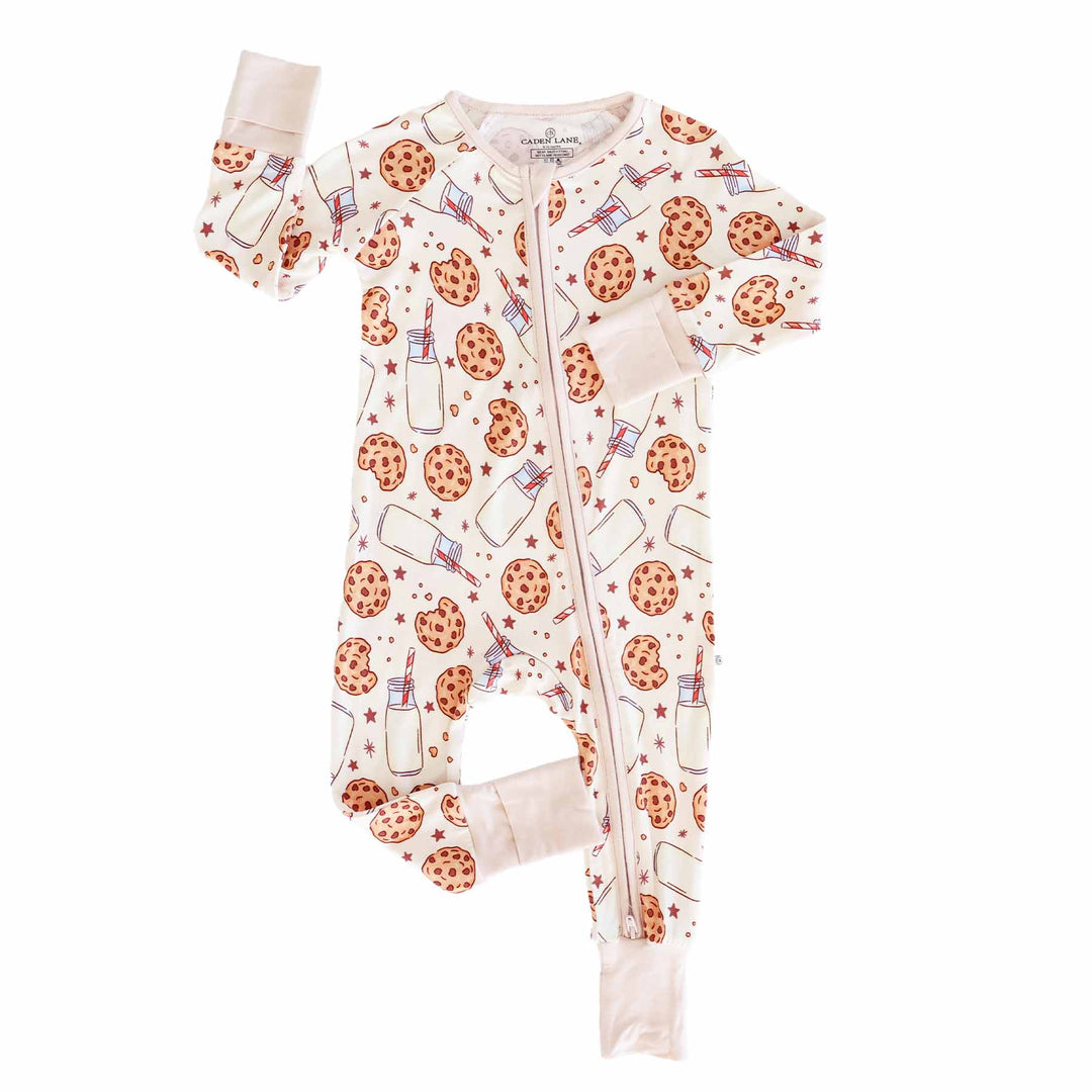 Cookie Cuddles Convertible Zip Romper flat lay