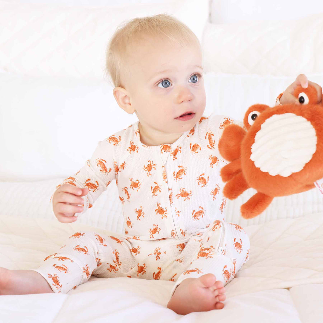 beach crabs baby pajamas