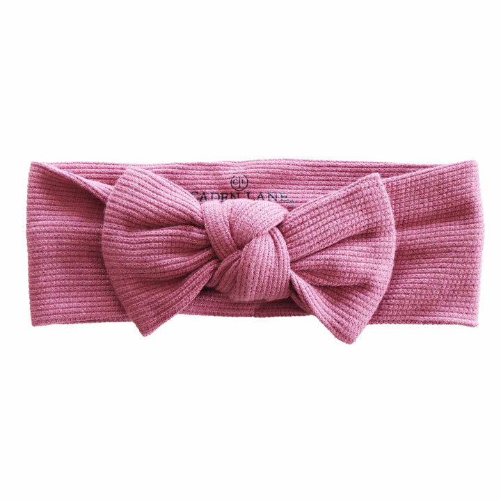 cranberry headwrap flat lay