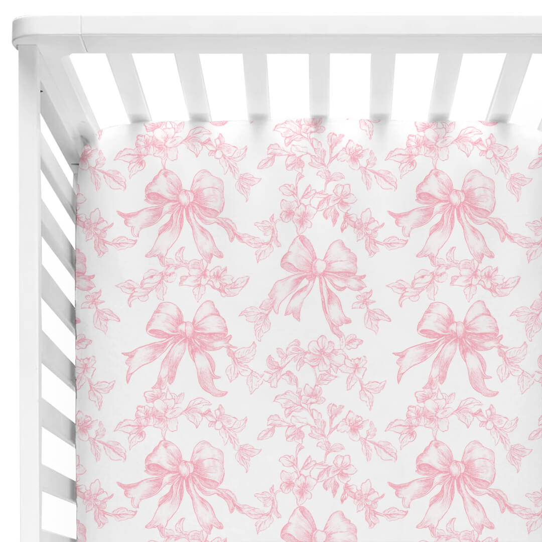 fancy frills crib sheet 