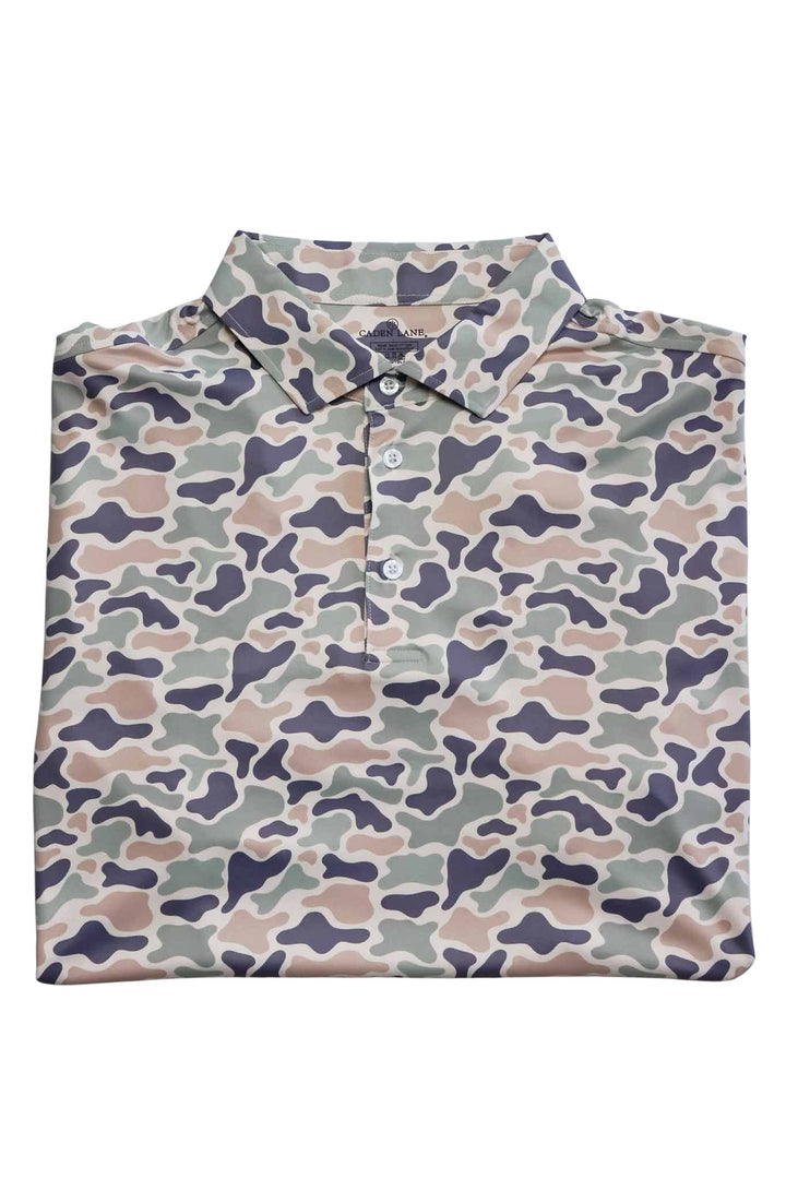  Camo Cutie Short Sleeve Polo flat lay