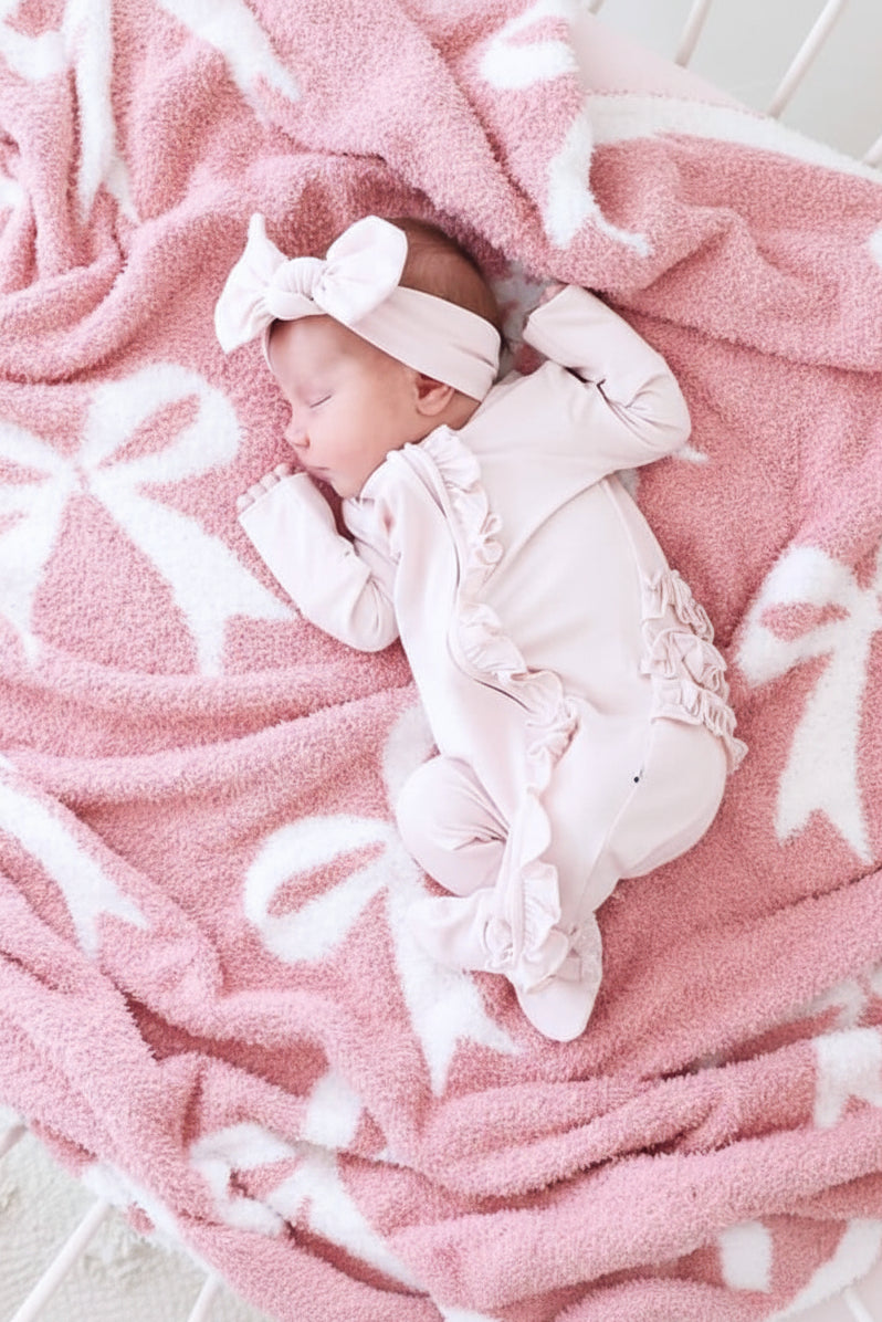 CuddleLane™ Luxe Blankets | Bows