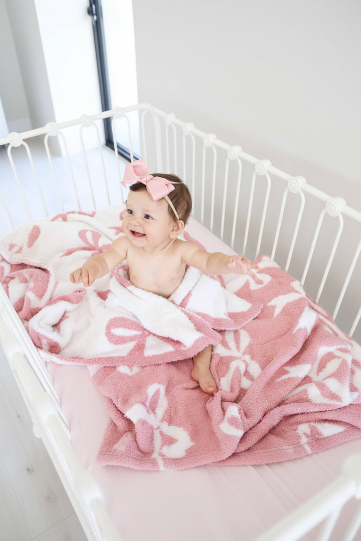 CuddleLane™ Luxe Blankets | Bows