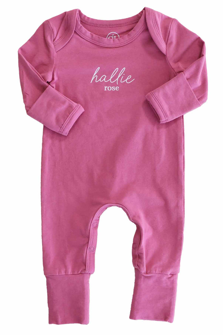 Personalized Full Length Snap Rompers
