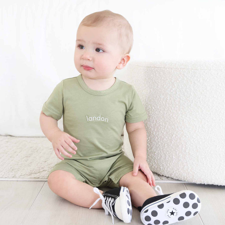 personalized romper outfit for babies 