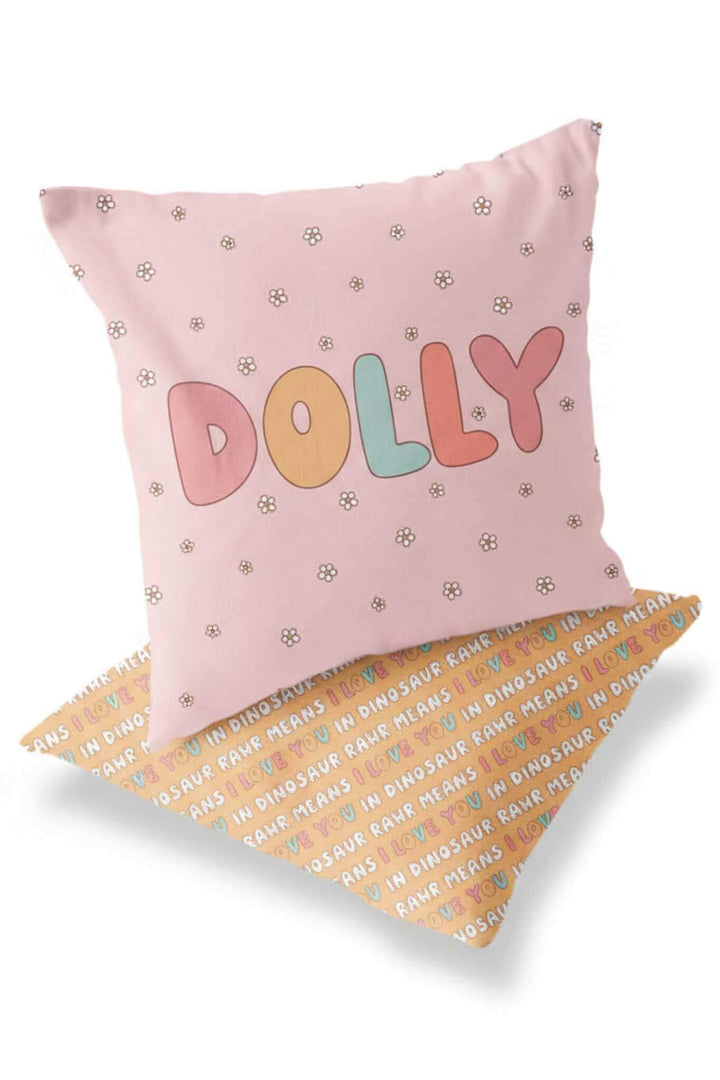 Dolly's Dinos Personalized Accent Pillow