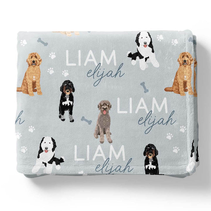 Personalized Kids Blankets | Dog Breeds