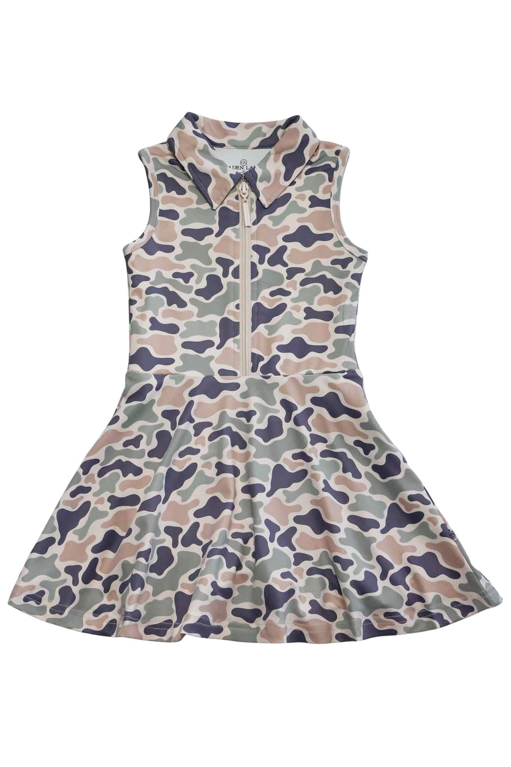sleeveless golf dress in camo cutie