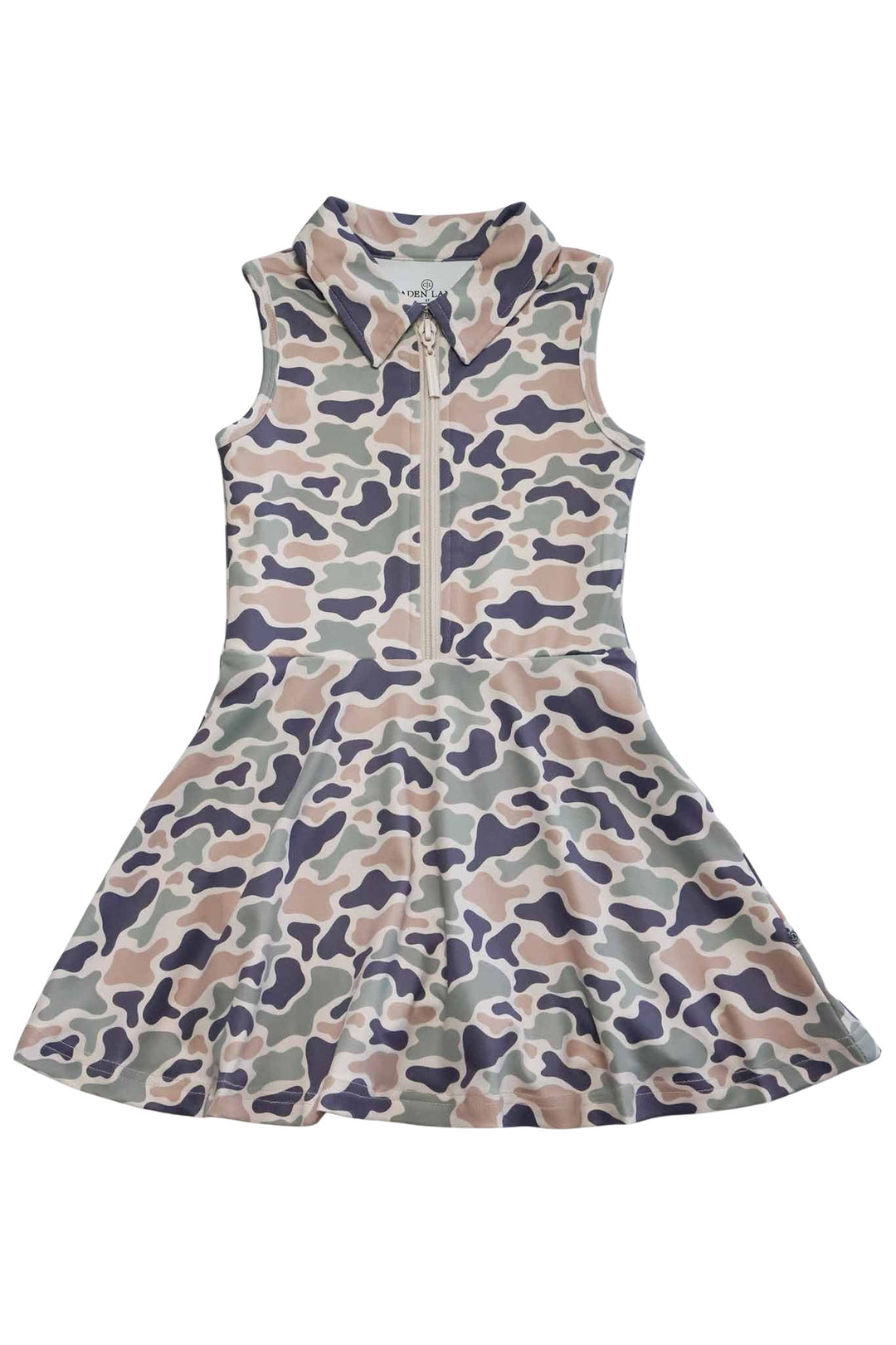 sleeveless golf dress in camo cutie