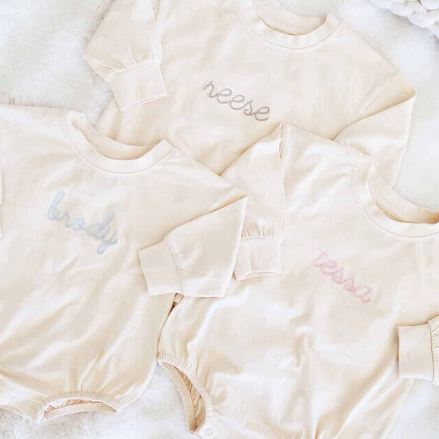 embroidered rompers for babies