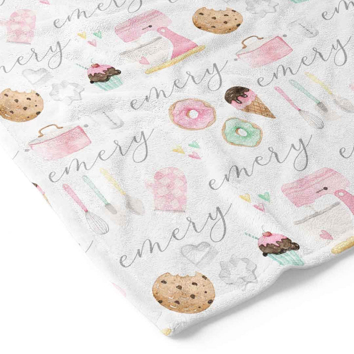 bakery blanket personalized