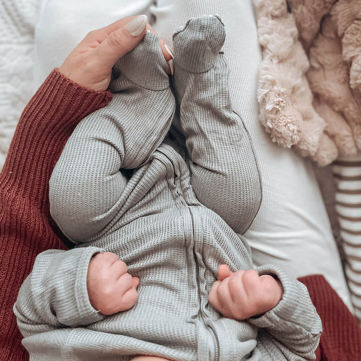 onesie eucalyptus waffle 