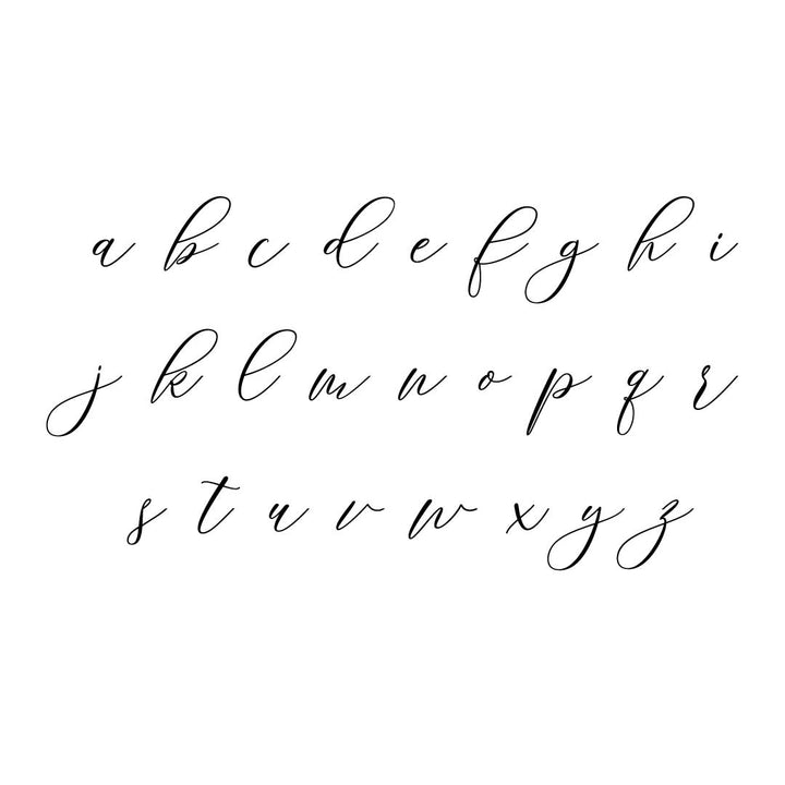farmhouse lowercase font