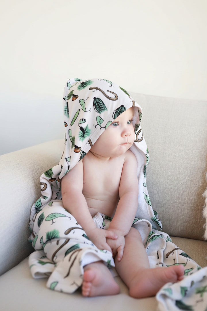 tackle box hooded towel for kids 