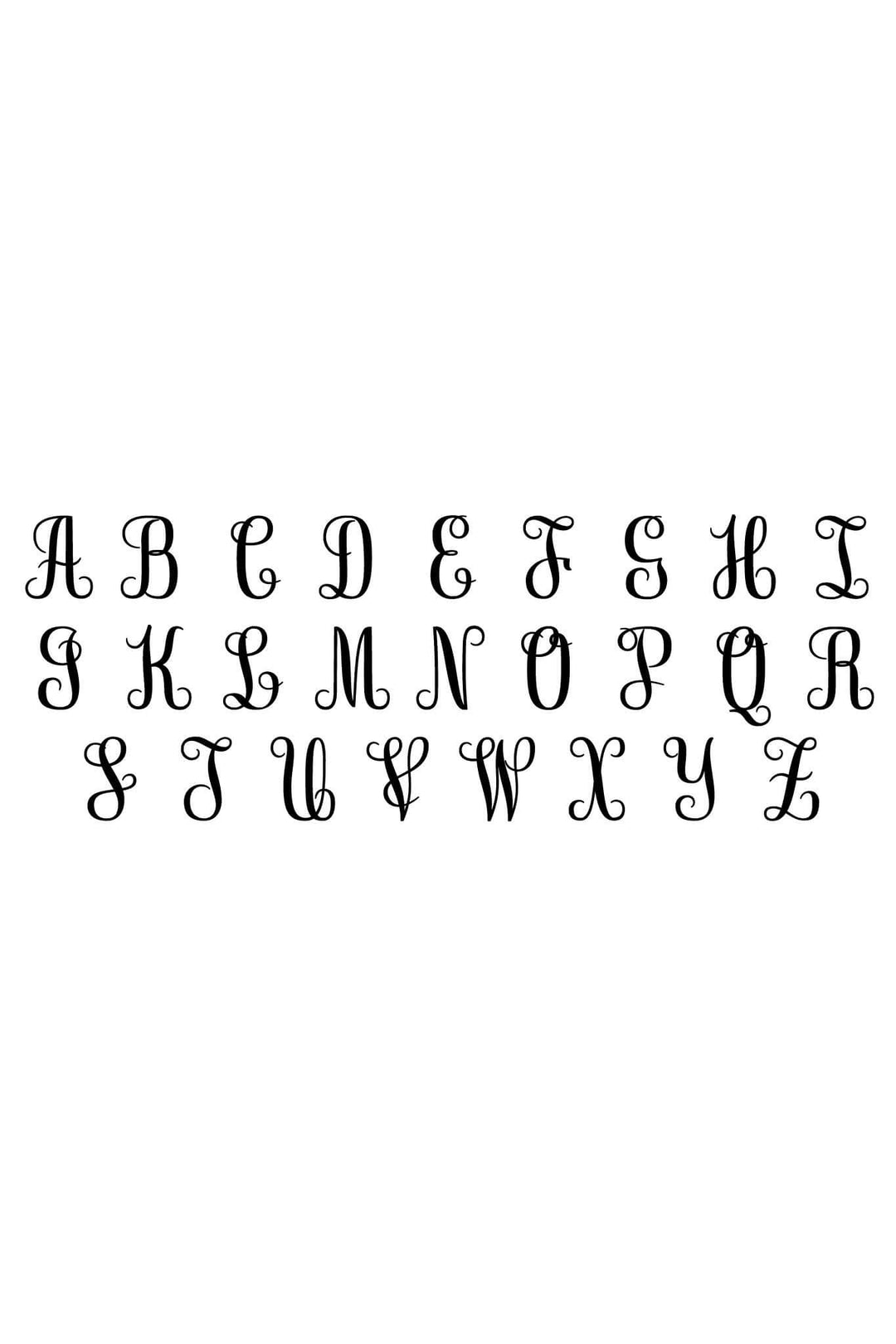 free monogram font 