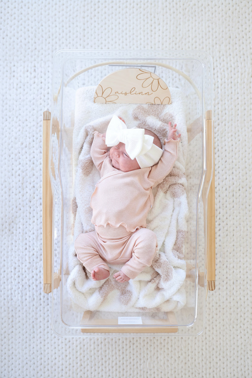 pink crossover set for newborns 