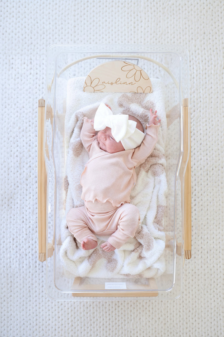 pink crossover set for newborns 