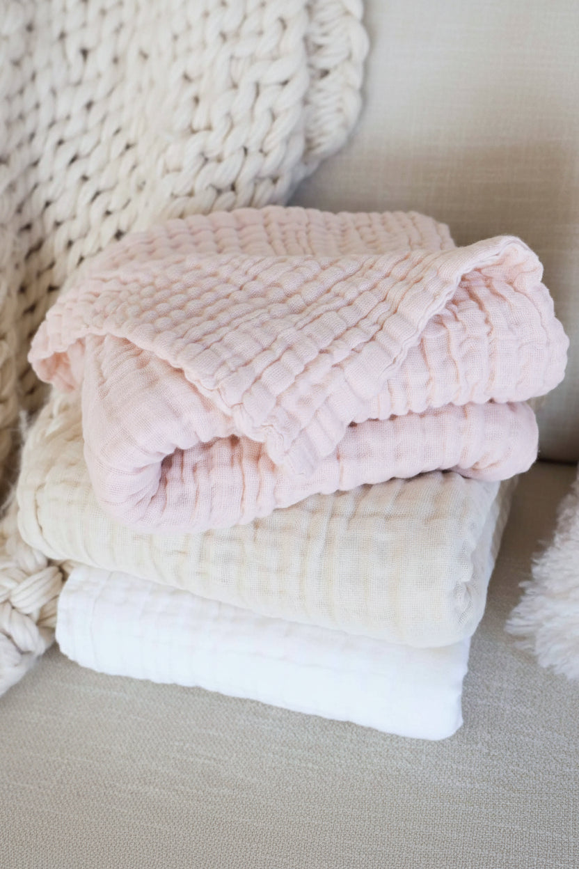 Organic Cotton Muslin Swaddles