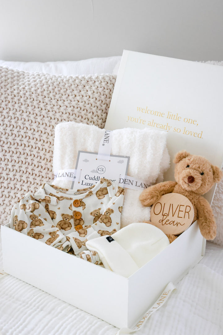 bear gift set $150