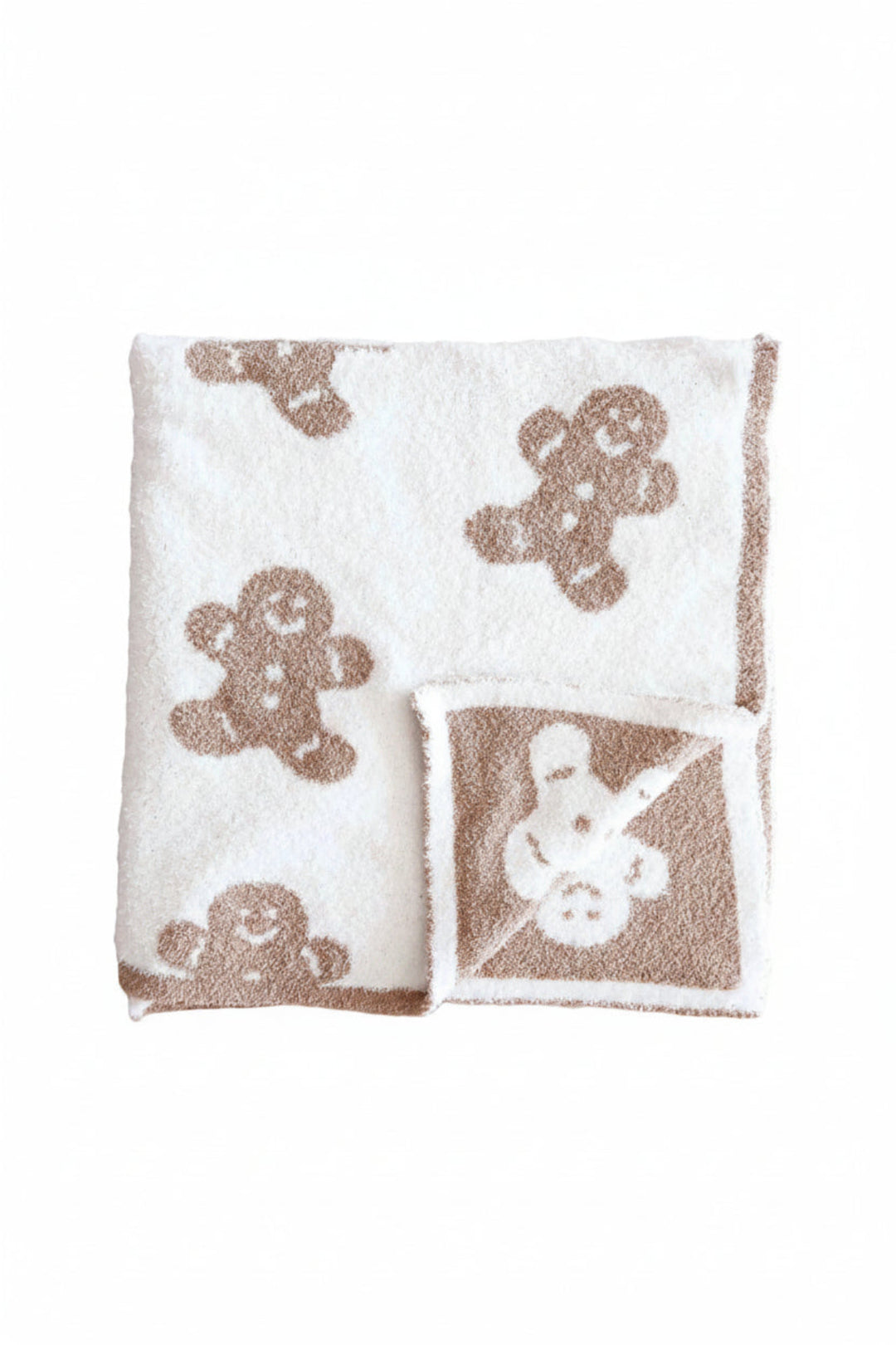 cuddlelane luxe gingerbread blanket 