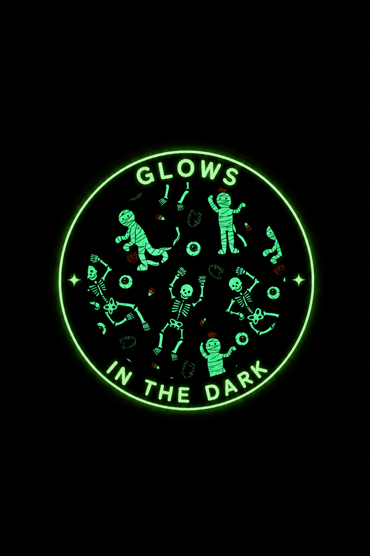 glow in the dark eye want candy graphic