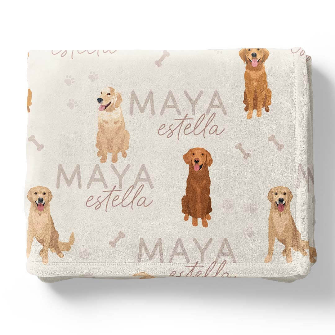 Personalized Kids Blankets | Dog Breeds