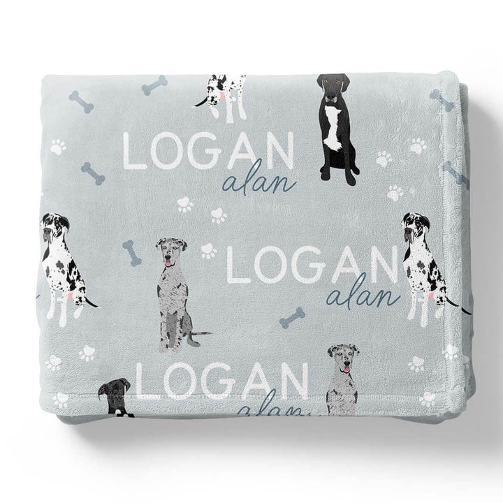 Personalized Kids Blankets | Dog Breeds