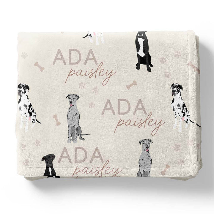 Personalized Kids Blankets | Dog Breeds