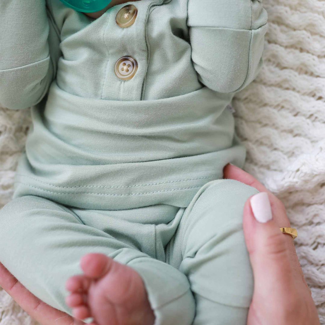 green bamboo set for babies 