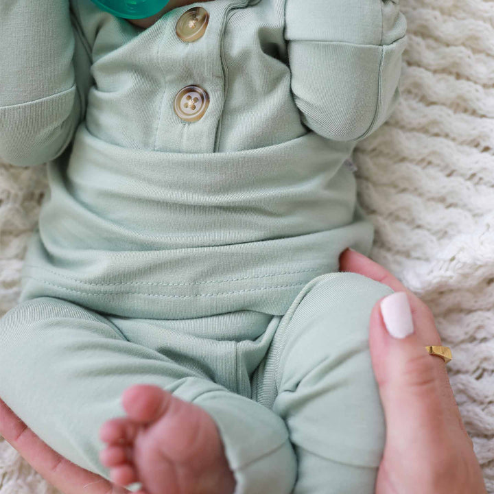 green bamboo set for babies 