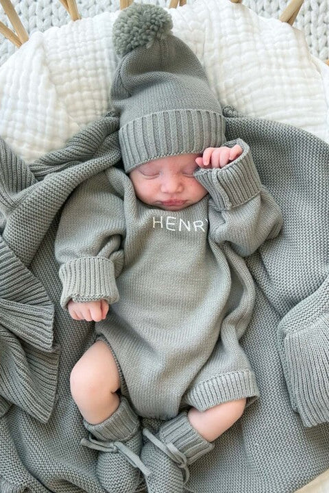 personalized sweater bubble romper