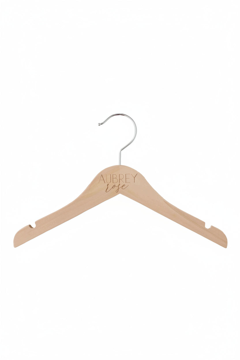 personalized baby name wood hanger art deco 
