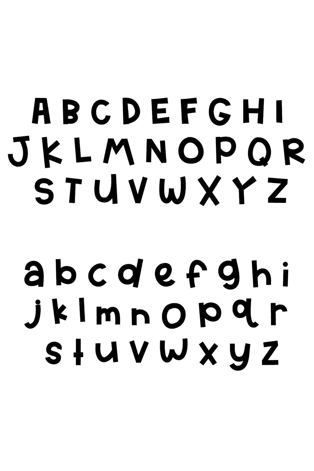 font style reference for personalization