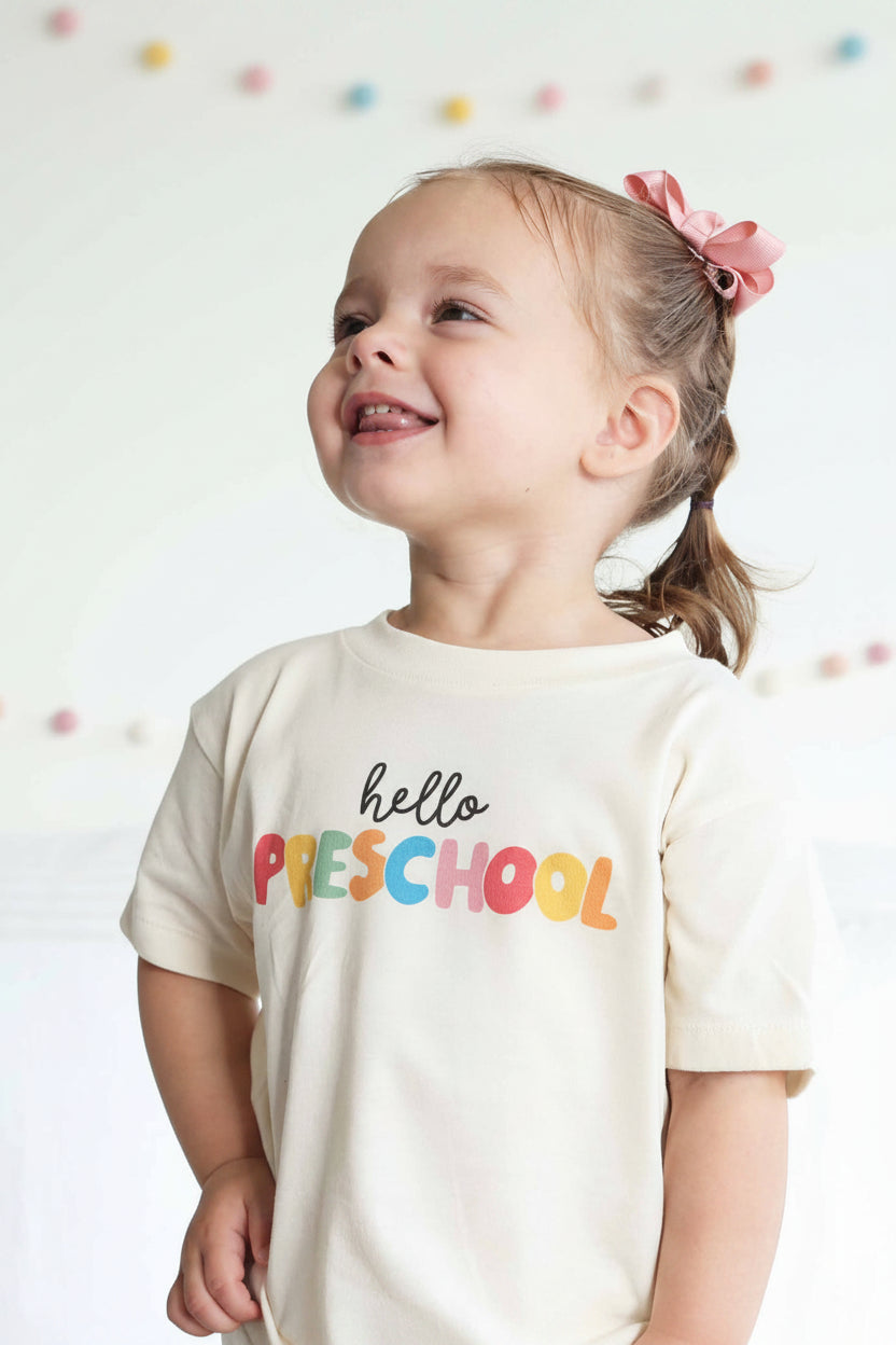 preschool graphic tee for kids 