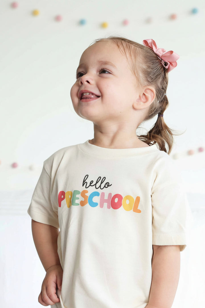 preschool graphic tee for kids 