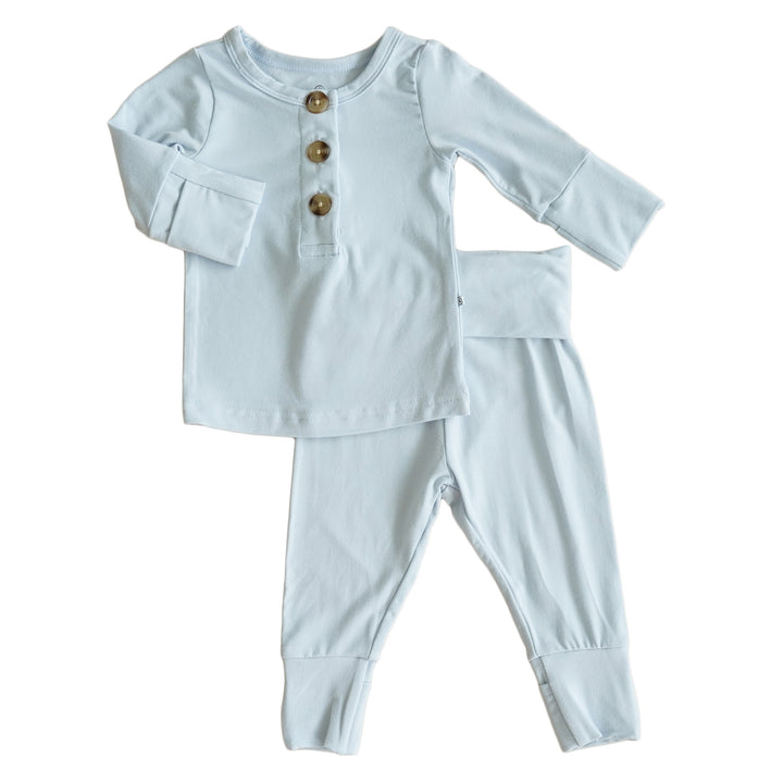 light blue bamboo set