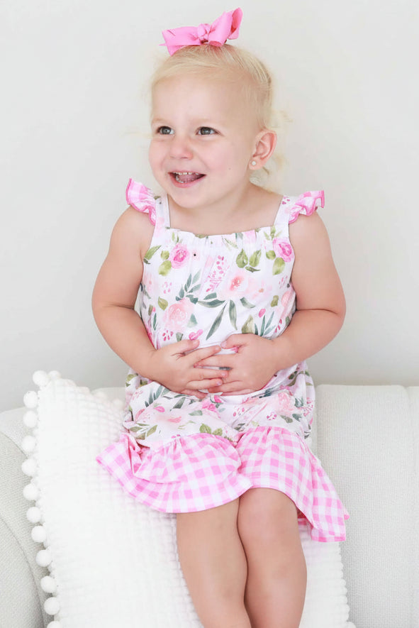 in bloom full length ruffle nightgown 