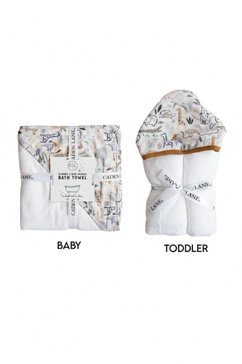 into the wild baby and kids hooded bath towel