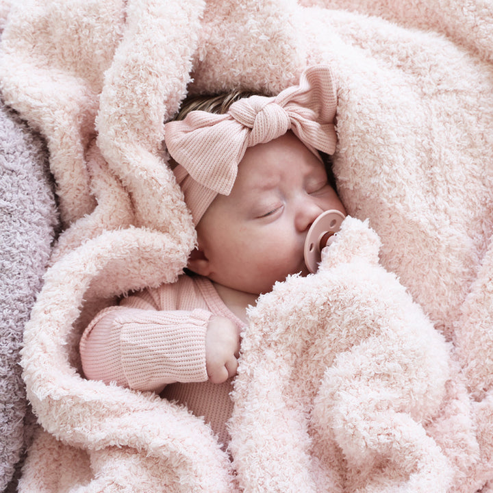 rose solid cuddlelane blanket 