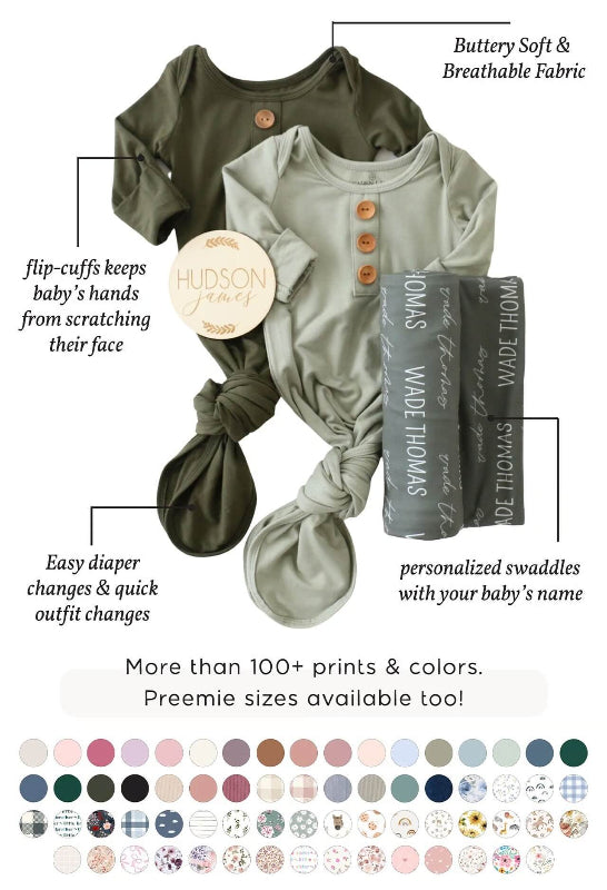 knot gown graphic