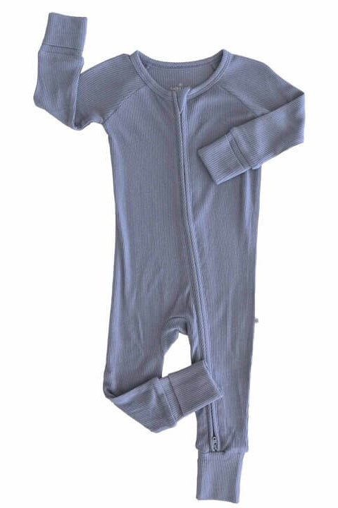 lake bamboo waffle pajama romper for boys 