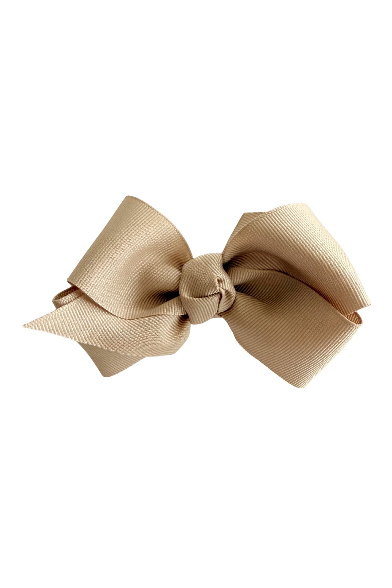 Large Ribbon Bow With Clip | Taupe