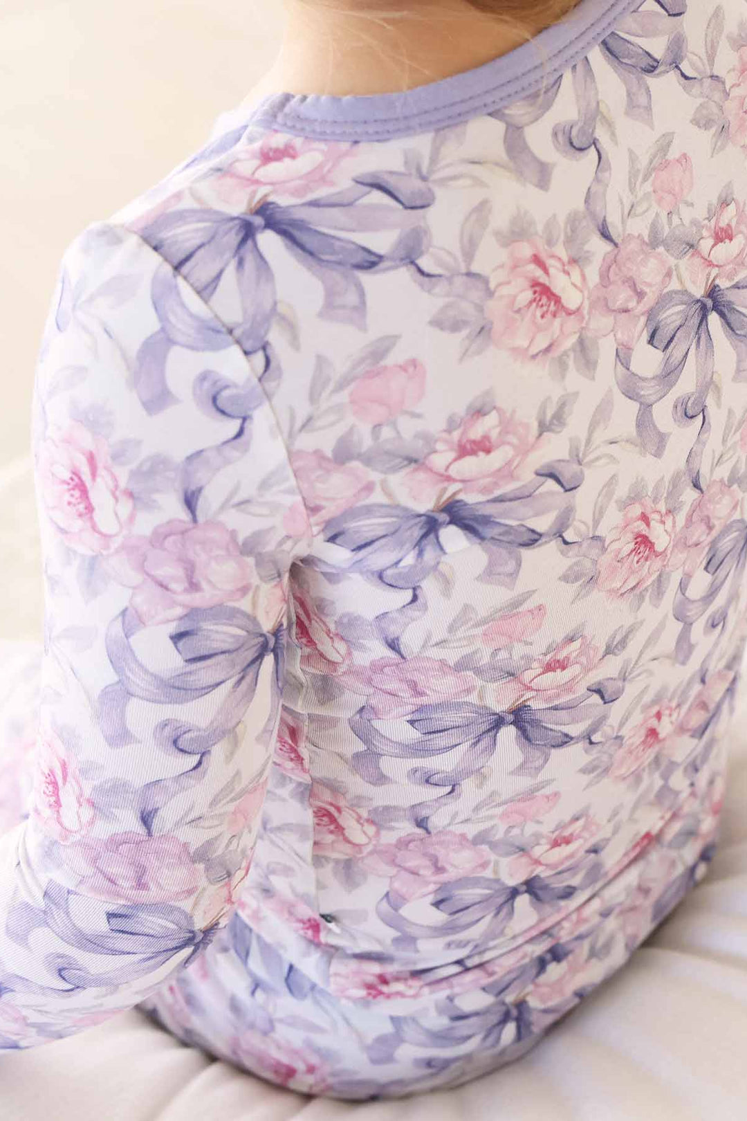 girl's two piece pajama set leighton's lavender 