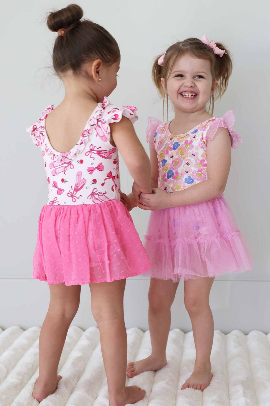 spring floral leotards for girls 