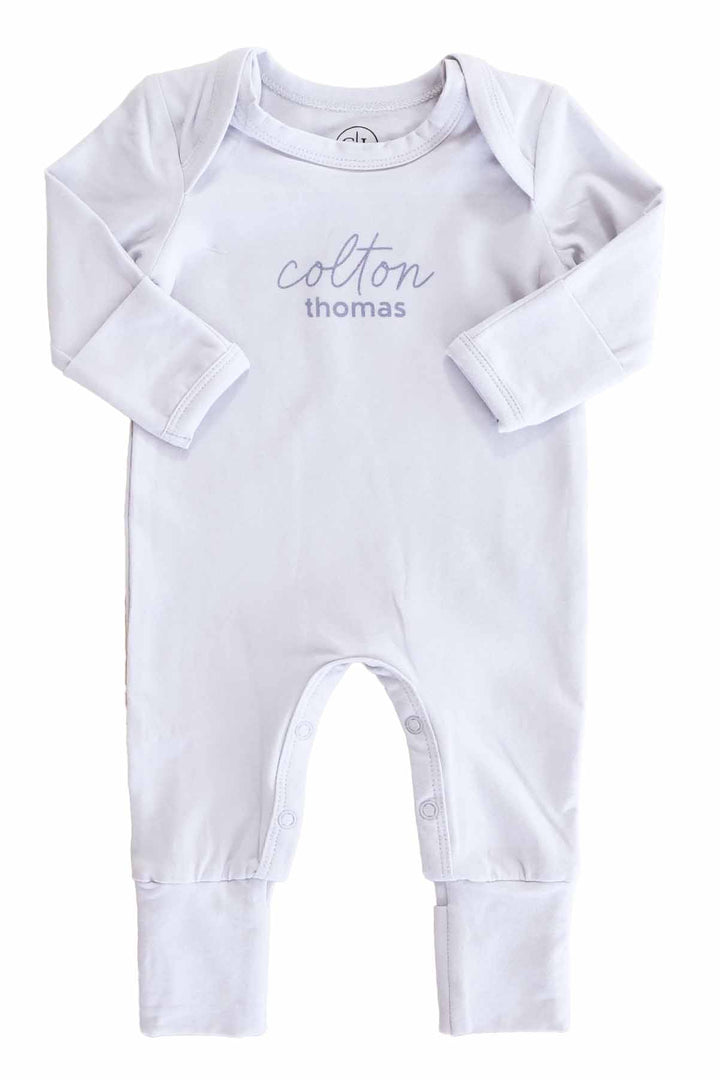 Personalized Full Length Snap Rompers
