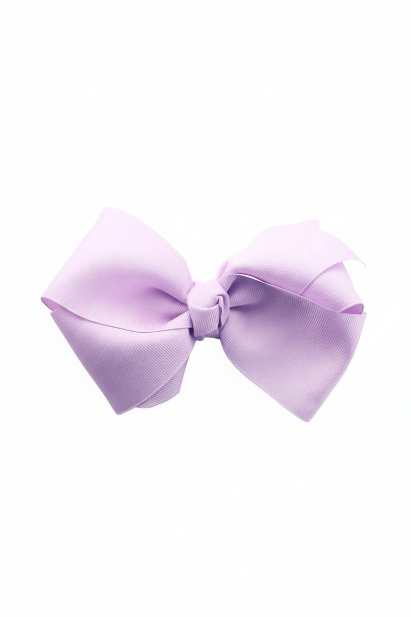 Large Ribbon Bow With Clip | Lilac